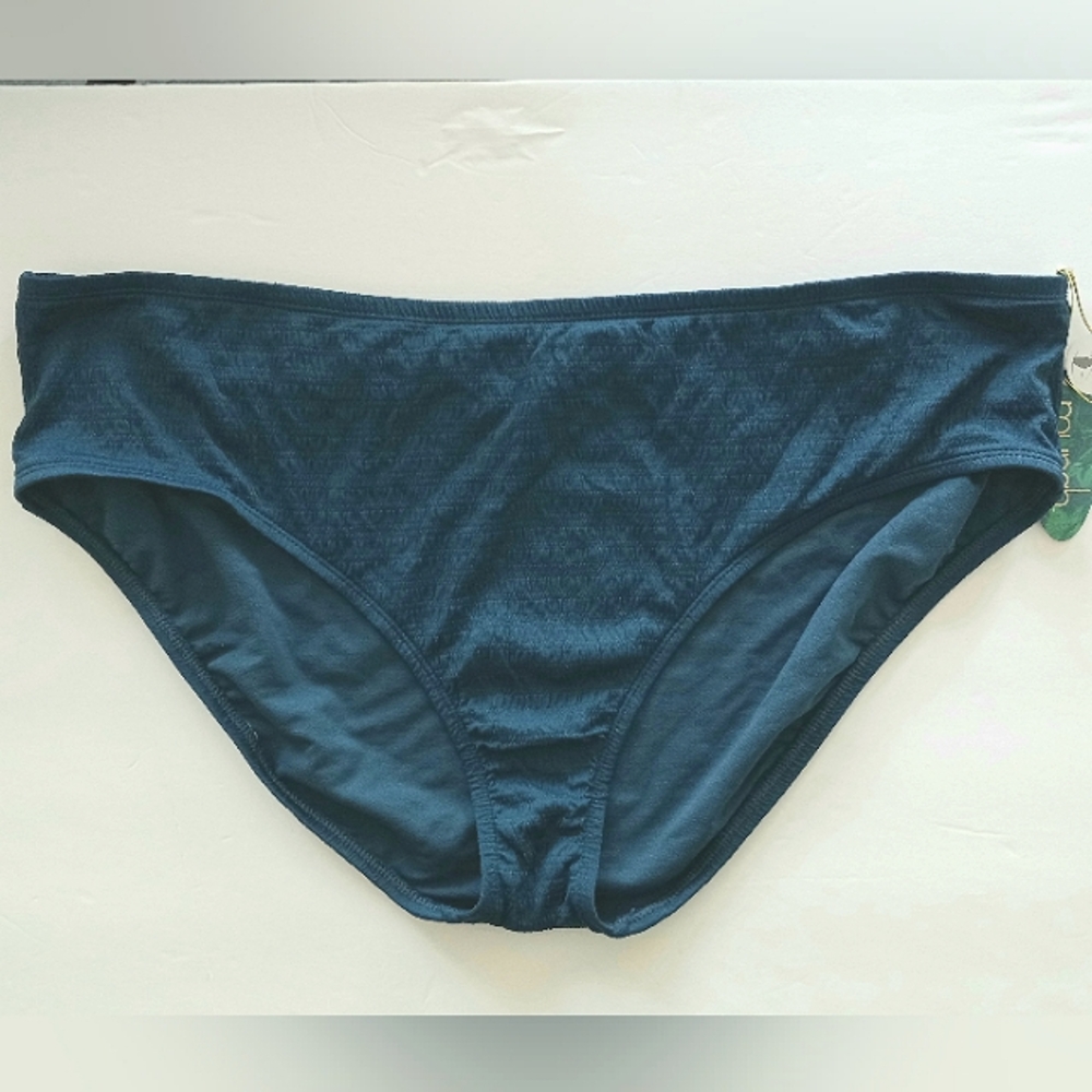 Myna women's bikini swim bottom Size 24W teal color
